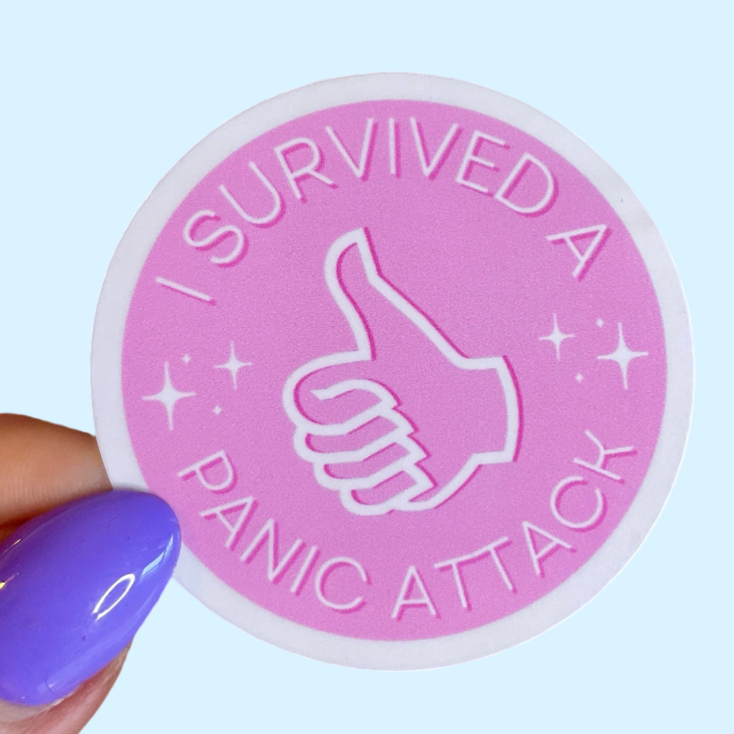 I Survived A Panic Attack Sticker