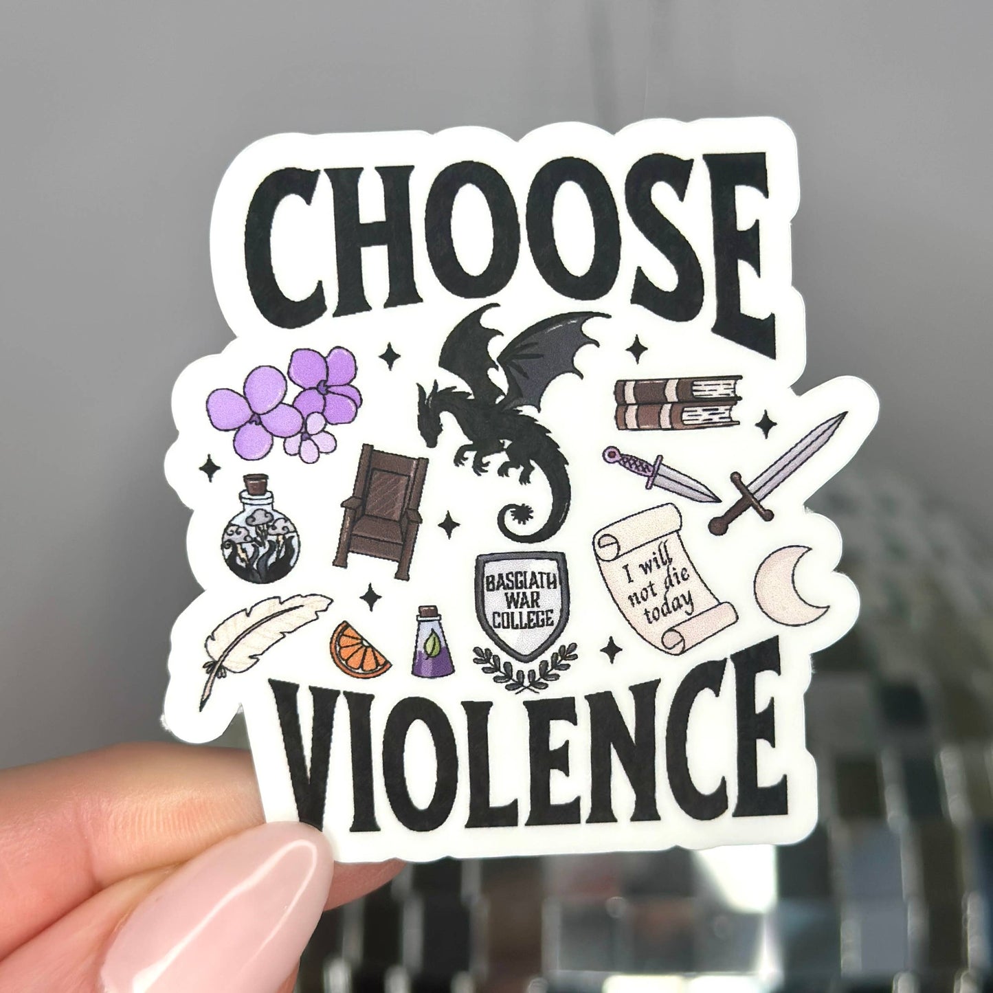 Choose Violence Sticker