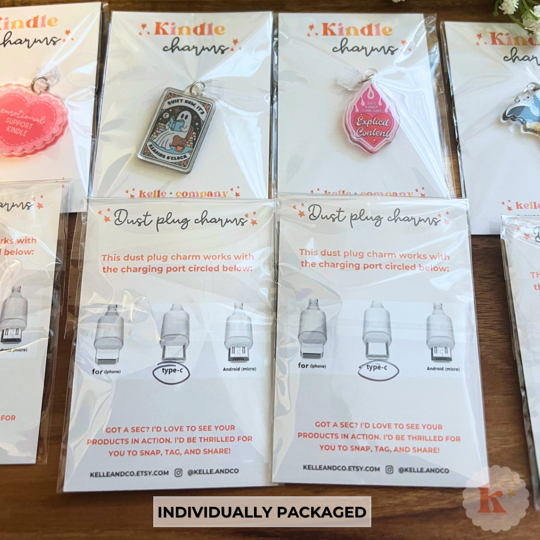 "Probably Reading Smut" Kindle Charm (style 2)