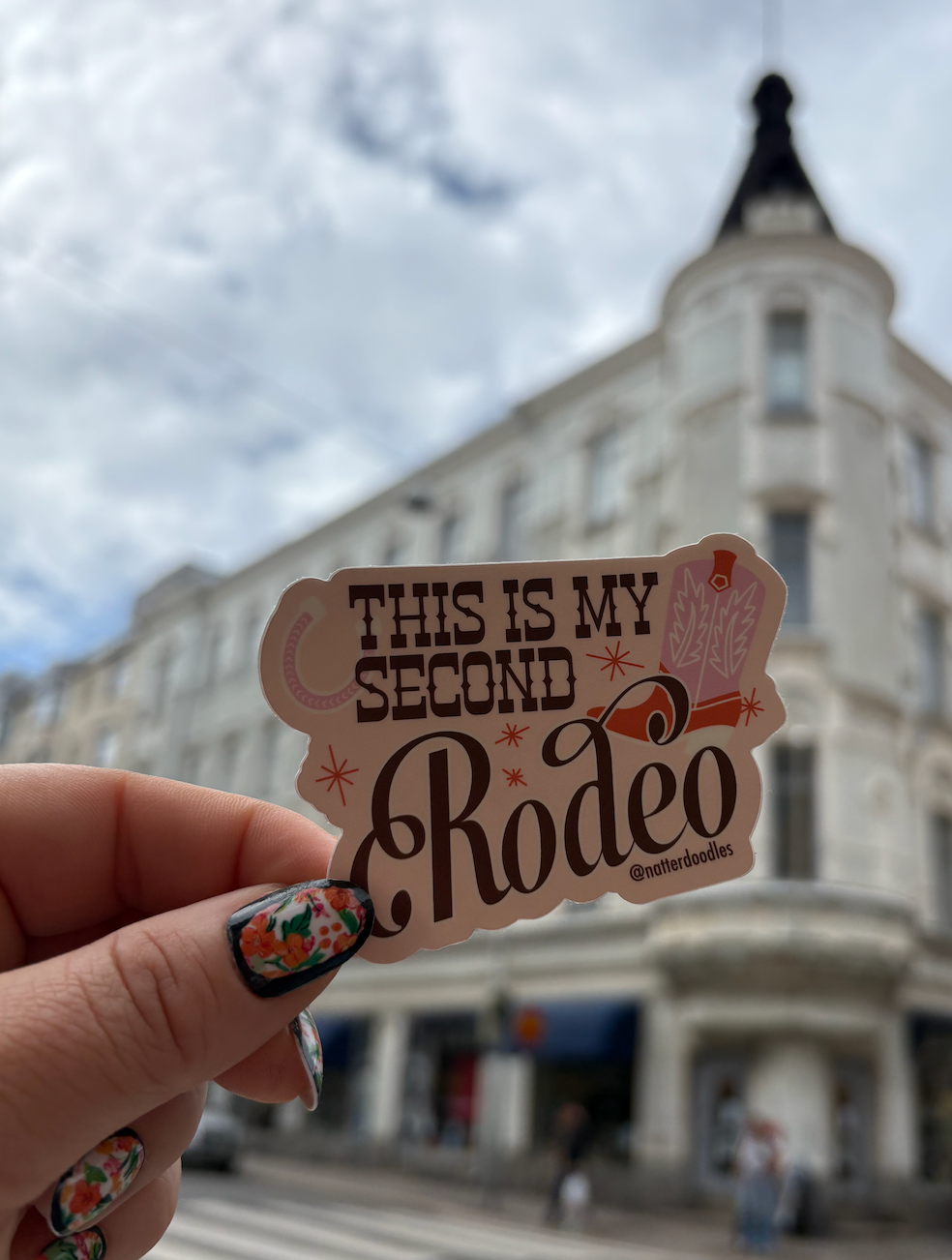 This is My Second Rodeo Waterproof Sticker