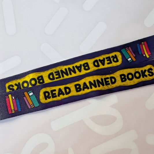 Read Banned Books Lanyard