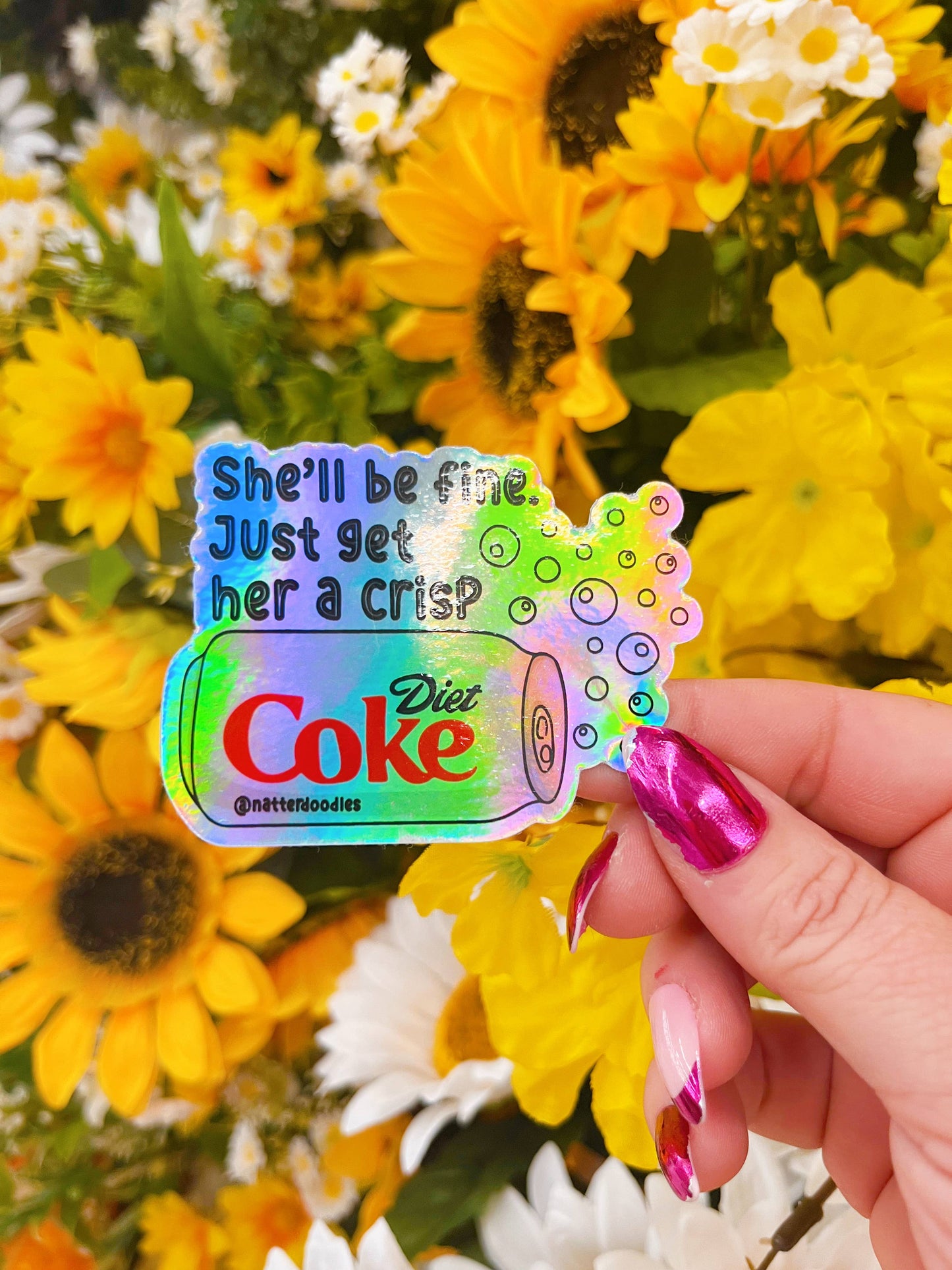 Get Her a Crisp Diet Coke Sticker