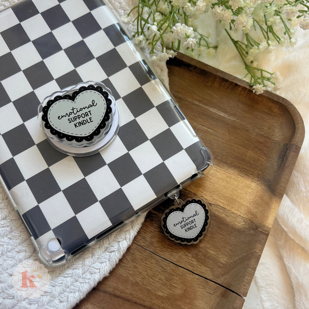 "Emotional Support" Kindle Charm