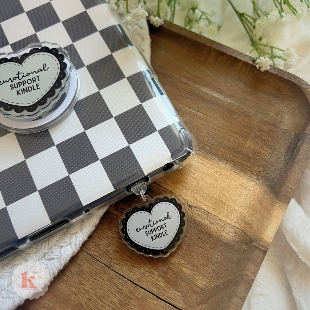 "Emotional Support" Kindle Charm