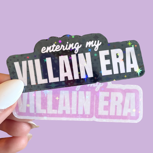 Villain Era Holographic Sticker