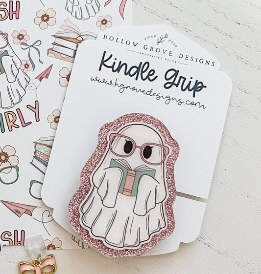 Bookish Ghosty E-Reader Grip