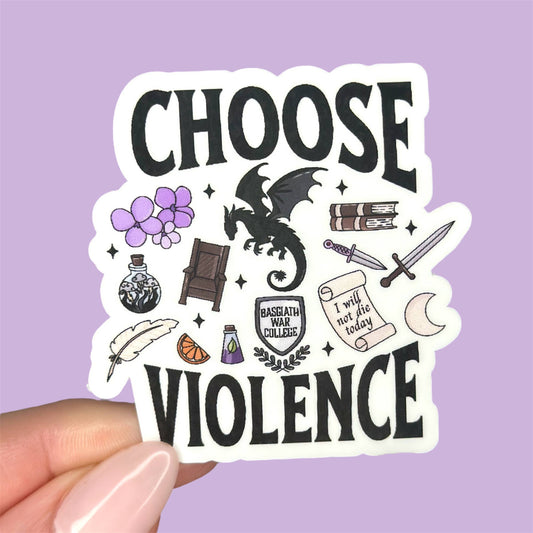 Choose Violence Sticker