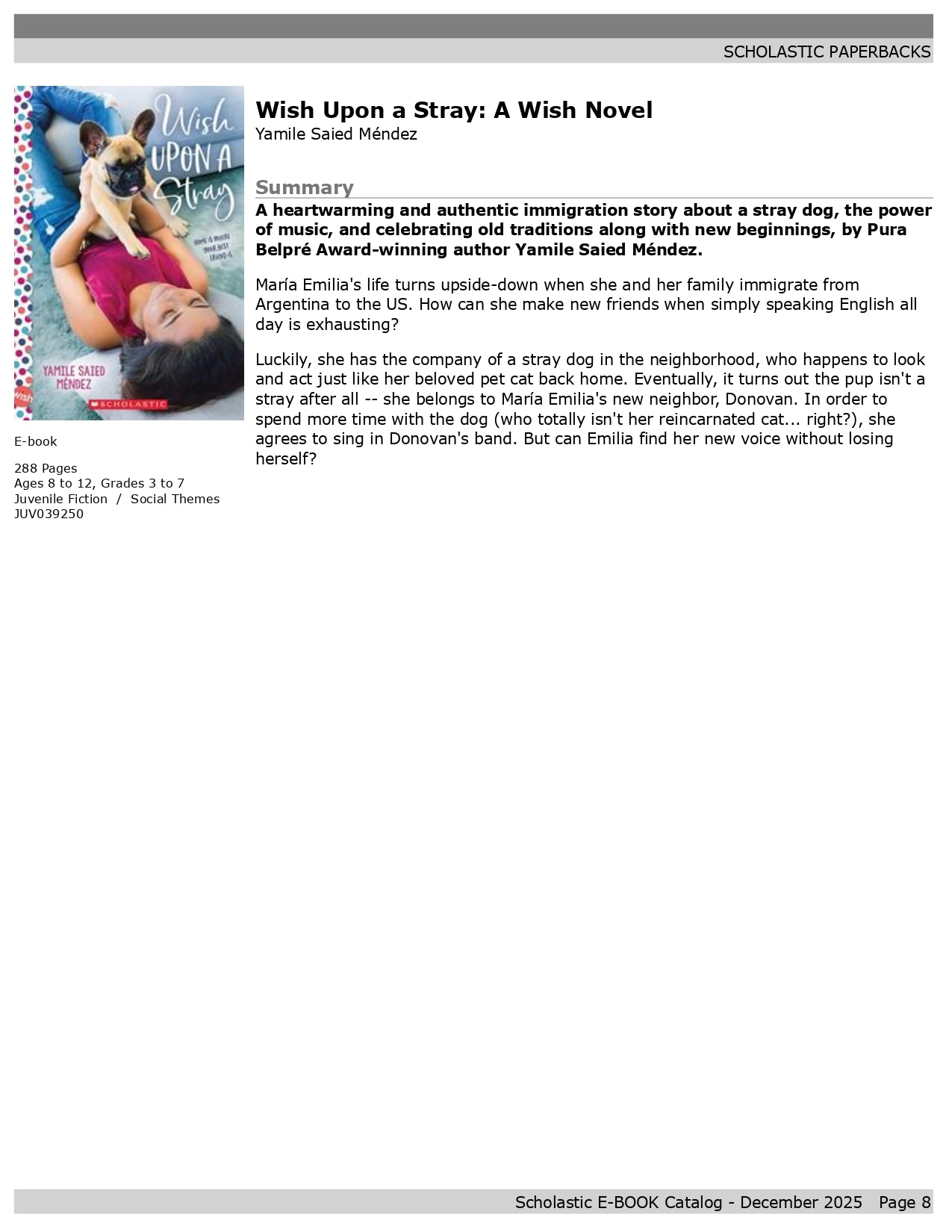 12 Days of Christmas Book Adventure (Ages 8-12)