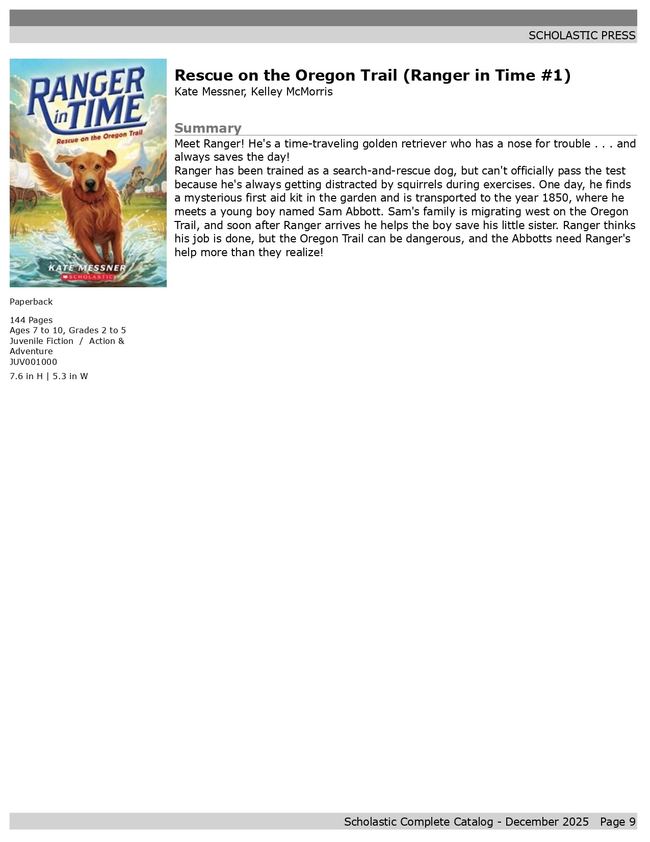 12 Days of Christmas Book Adventure (Ages 8-12)