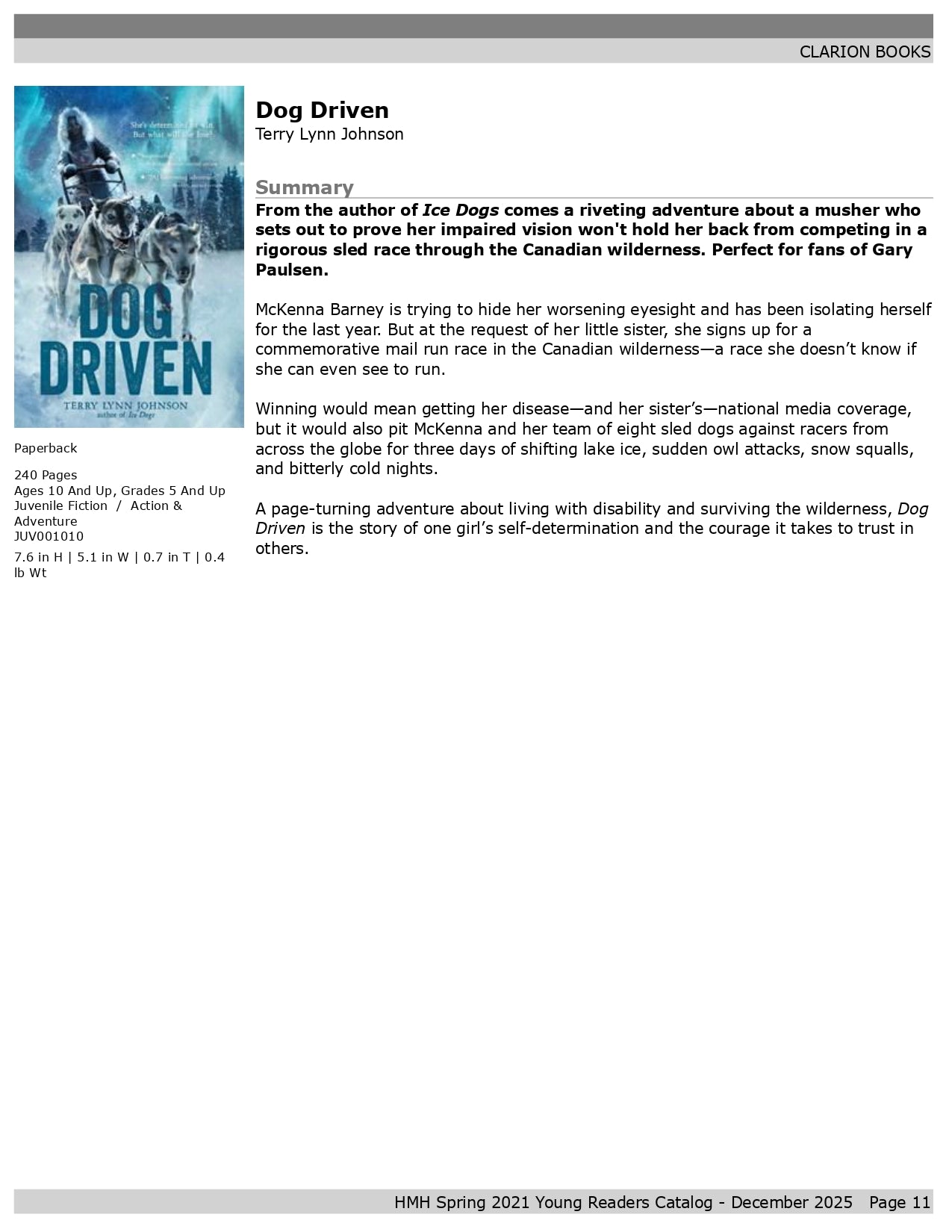 12 Days of Christmas Book Adventure (Ages 8-12)