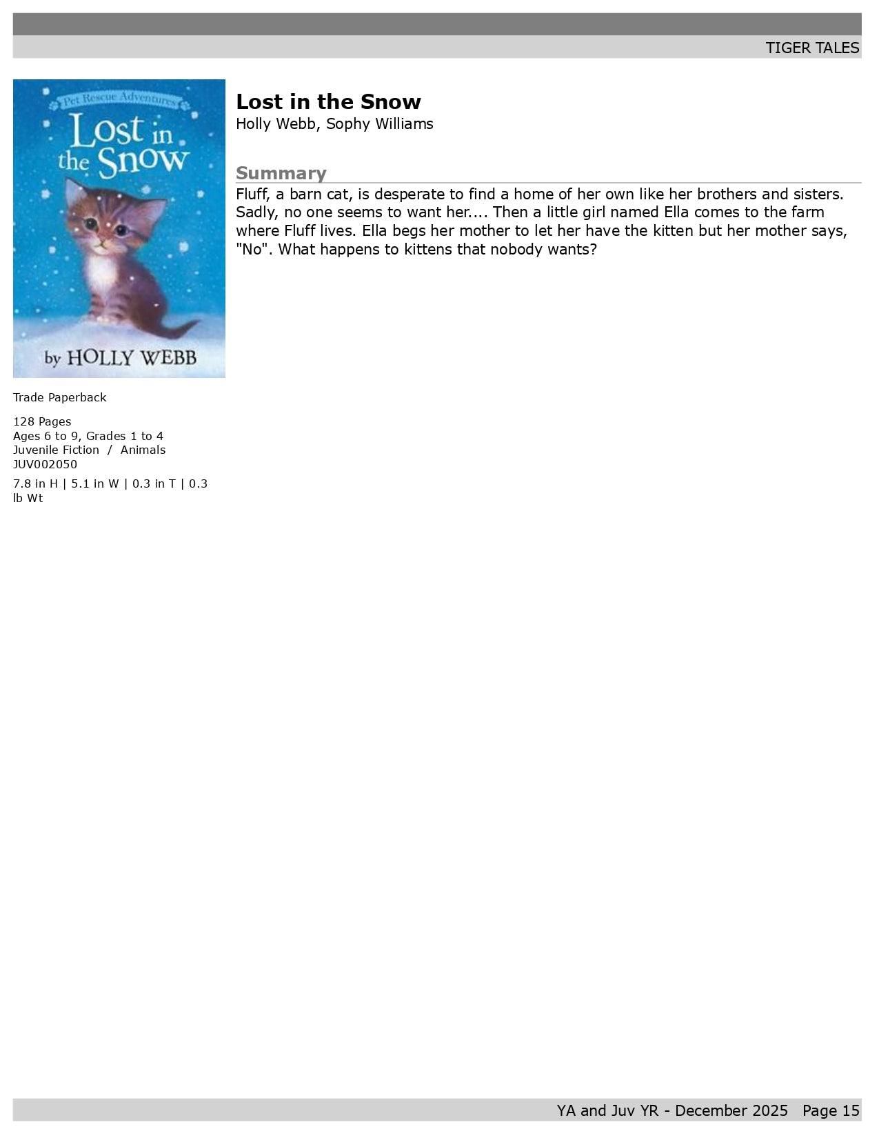 12 Days of Christmas Book Adventure (Ages 8-12)